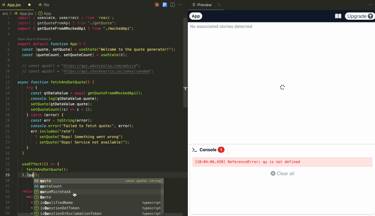 Wrong dependency array with a rate-limited external API